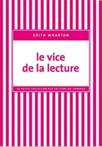 Couverture du vice de la lecture par Edith Wharton