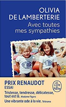 Couverture d'Avec toutes mes sympathies d'Olivia de Lamberterie