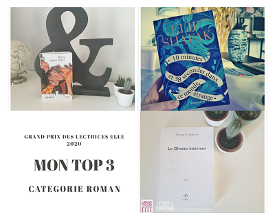 Top 3 romans Grand prix des lectrices Elle 2020