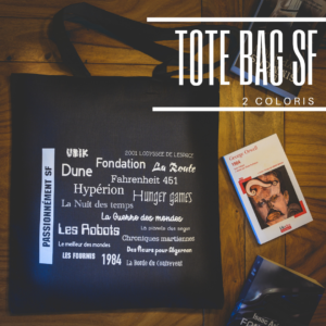 Tote bag SF idée cadeau lecteur