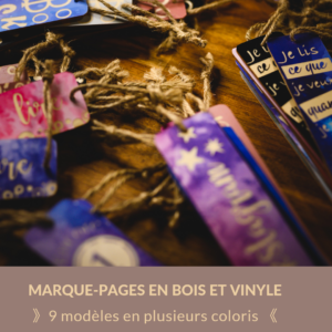 Marque-page en bois artisanal